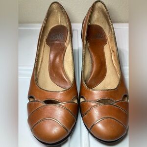 Sofft Brown Leather Heels